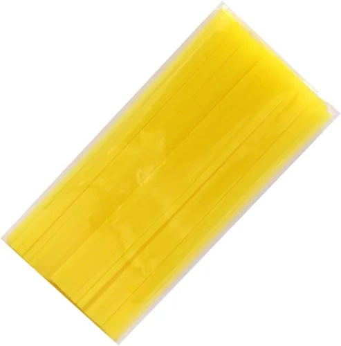 200 pajitas de colores para beber, pajitas decorativas para cumpleaños, bodas, cócteles, fiestas (amarillo)
