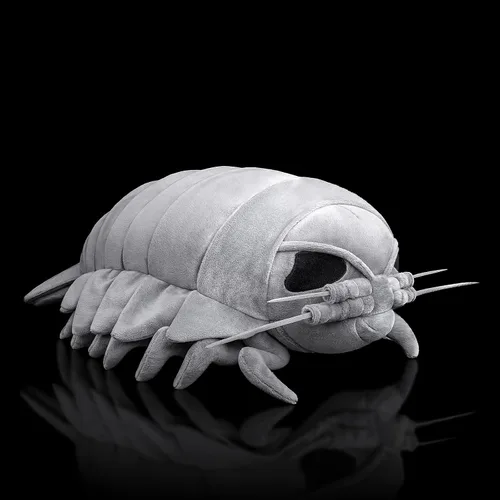 Peluche isópodo grande – Animal de peluche realista de 20 pulgadas con diseño de isópodo, artrópodo gigante de Bathynomus Giganteus, animales suaves