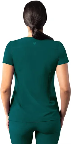 Miniatura 2 de Adar Addition - Ropa quirúrgica para mujer, moderna camiseta médica con cuello en V