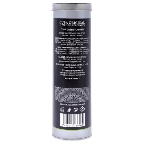 Miniatura 4 de Cuba Green FOR MEN by Cuba - Espray EDT de 3.3 oz