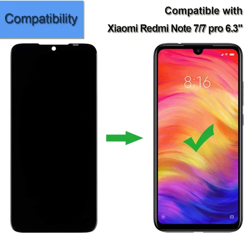Miniatura 4 de Pantalla LCD compatible con Xiaomi Redmi Note 7/7 Pro 6.3" LCD táctil pantalla digitalizador Asamblea + herramientas
