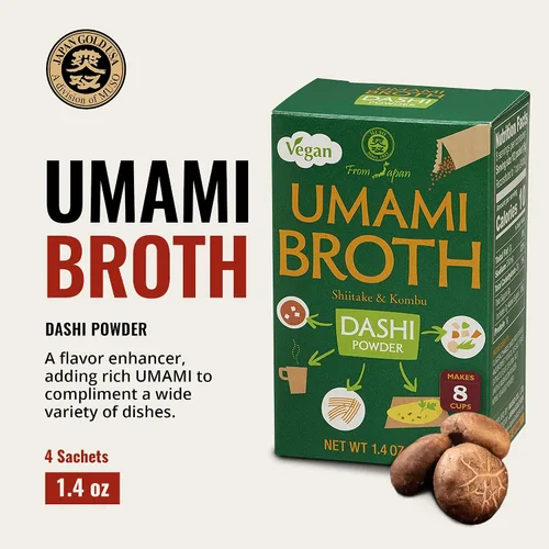 Miniatura 3 de Muso From Japan Umami Caldo Dashi en polvo, vegano, 1.4 onzas (paquete de 1)