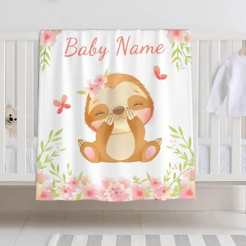 Miniatura 18 de Manta de bebé personalizada para niñas y niños, manta de bebé personalizada con nombre para niños pequeños, niños, ducha, recién nacidos, guardería
