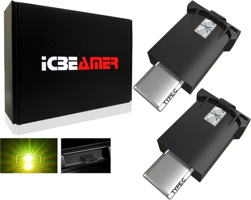 Miniatura 28 de ICBEAMER Smart USB 1-Paquete (Azul) Luz de Noche LED Automática Plug-in Miniatura para Coche, Van, Pickup, Camión, Interior, Maletero, Iluminación