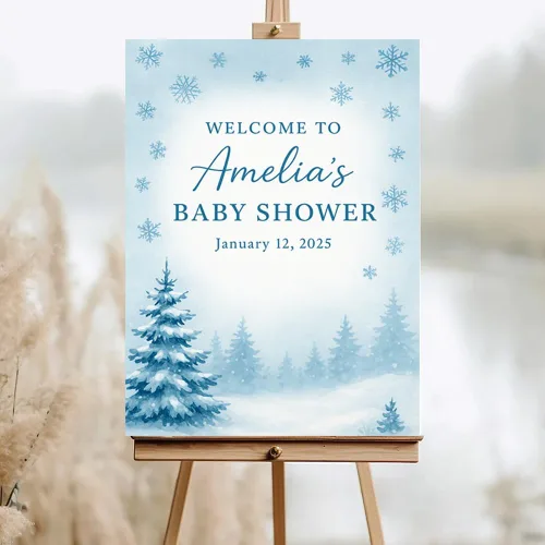 Miniatura 29 de Letrero de bienvenida personalizado para baby shower, letrero de bienvenida para baby shower con osito de peluche, póster personalizado de osito