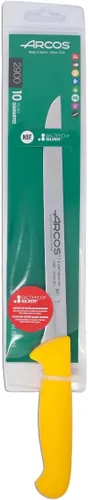Miniatura 7 de Arcos Cuchillo de filete de acero inoxidable nitrum de 8 pulgadas y hoja de 7.874 in. Cuchillo afilado para filetear carne y pescado. Mango Amarillo