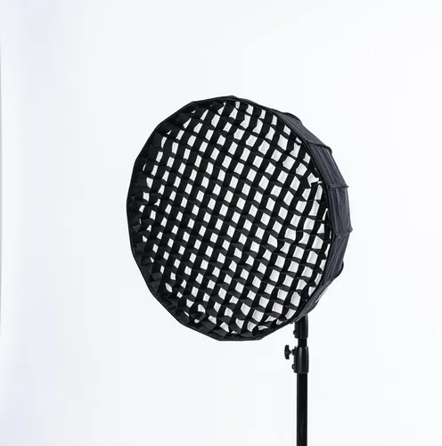Soporte de guepardo QSB-34 (Bowen + soporte de velocidad) con rejilla de caja de huevos y caja de luz estilo paraguas de liberación rápida -
