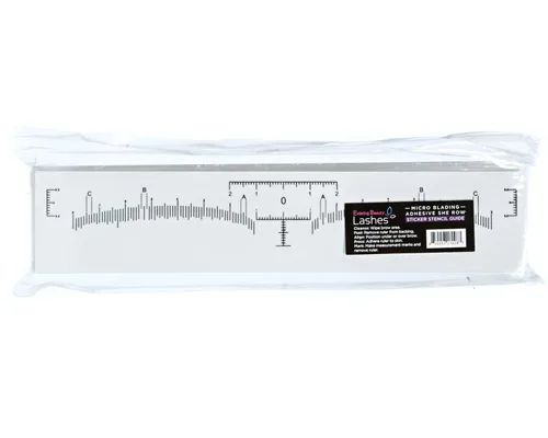 Miniatura 6 de Existing Beauty - Regla desechable para cejas – Suministros de microblading para modelar cejas – Kit adhesivo de mapeo de cejas – Herramienta