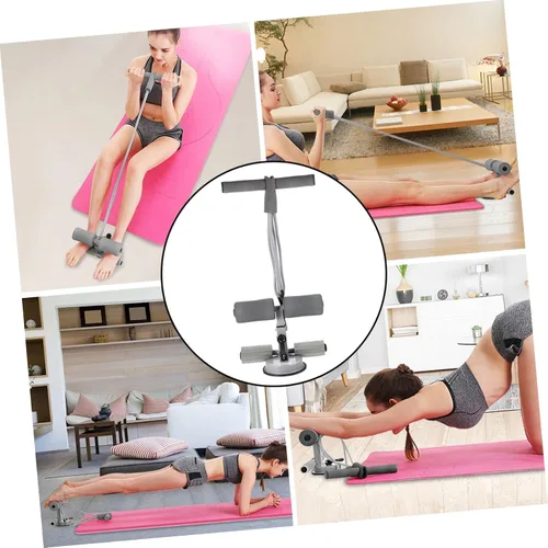 Miniatura 2 de BESPORTBLE Dispositivo de asistencia para sentarse en la taza portátil, entrenador de rizos abdominales, equipo de fitness en casa para sentadillas