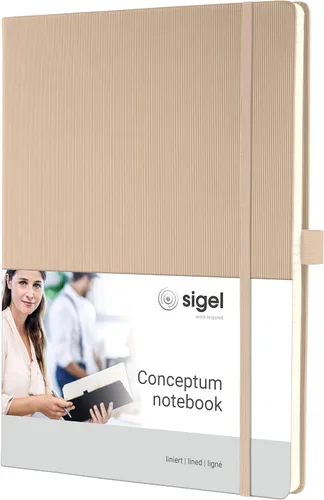 Miniatura 20 de Sigel CO116 Notebook CONCEPTUM®, negro, Tapa dura, forrado, tamaño A4+, con numerosas características