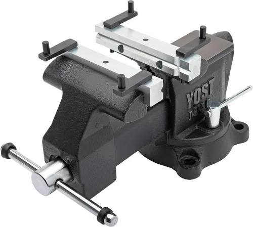 Miniatura 11 de Yost Prensas de banco multiusos de 5 pulgadas, ancho de mandíbula: 5 pulgadas, capacidad de mandíbula 2.9 pulgadas, modelo # MV-5