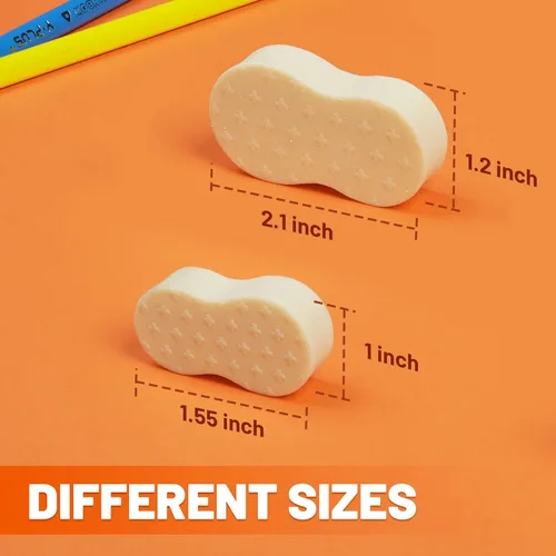 Miniatura 5 de Yplus Eraser Line - Borradores de lápiz de hipopolímero para escuela y oficina, lindo borrador de goma blanca para niños, artista sin residuos, 6