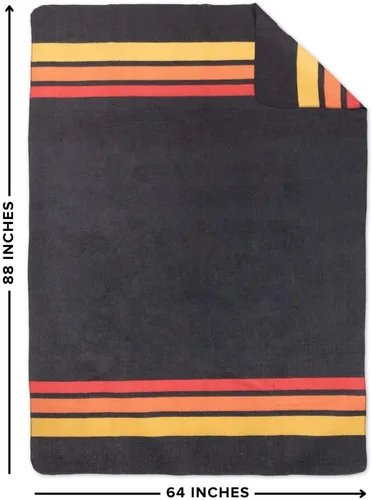 Miniatura 2 de Arcturus - Manta de lana Rainier - 4.5 libras, cálida, pesada, lavable, grande Ideal para camping, al aire libre, supervivencia y kits de Sunset