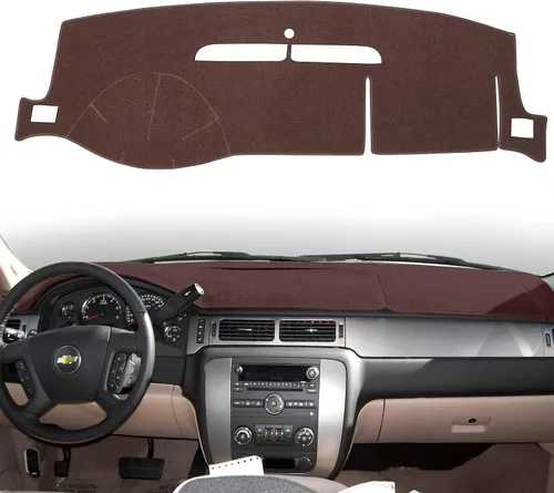 Miniatura 9 de Cubierta de salpicadero para Chevy Chevrolet Suburban/Tahoe 2007-2014, Chevrolet Avalanche Silverado 1500 LTZ 2007-2013, GMC Yukon 2007-2014 Tapete
