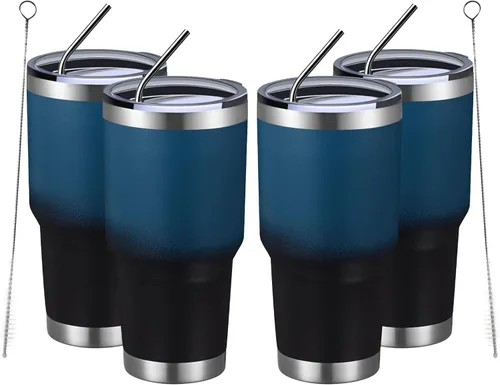 Miniatura 12 de Meway vaso para café de 30 onzas Blanco