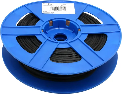 Miniatura 17 de Prime-Line P 7551 - Estriado de vinilo para retenedor de pantalla, 0.12 pulgadas, redondo, negro, 250 pies (1 rollo)