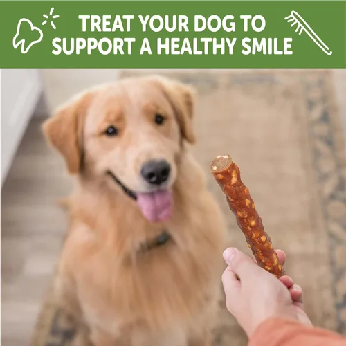 Miniatura 6 de WHIMZEES Wellness Veggie Sausage - Golosinas dentales para perros, masticables naturales, barra de gran tamaño (7 unidades)