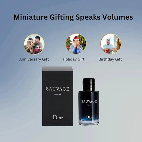 Miniatura 7 de Dior Sauvage Parfum para hombre - 0.34 oz./0.3 fl oz Mini