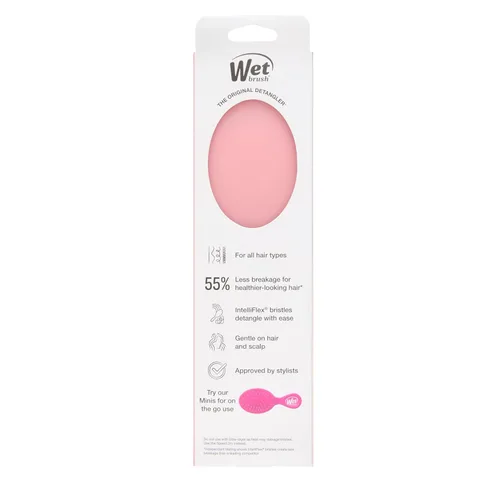 Miniatura 13 de Wet Brush Original Detangler, Rosa Bebida (Refresco de Verano), cerdas ultrasuaves IntelliFlex que se deslizan a través de los nudos, cepillo Bebida