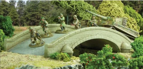 Miniatura 4 de Warlord Bolt Action Stone 1:56 WWII - Kit de modelo de diorama de diorama de guerra militar, pequeño