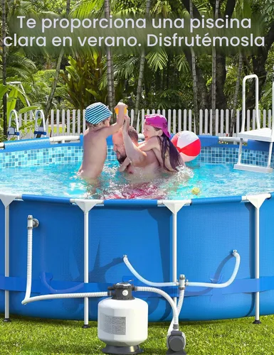 Miniatura 2 de SUMMERBUDDY Kit de piezas de piscina sobre el suelo, pieza de bomba de piscina de repuesto con válvula de émbolo dividida, válvula de émbolo