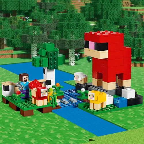 Miniatura 7 de LEGO Minecraft La Granja de Lana 21153 Kit de Construcción (260 Piezas)