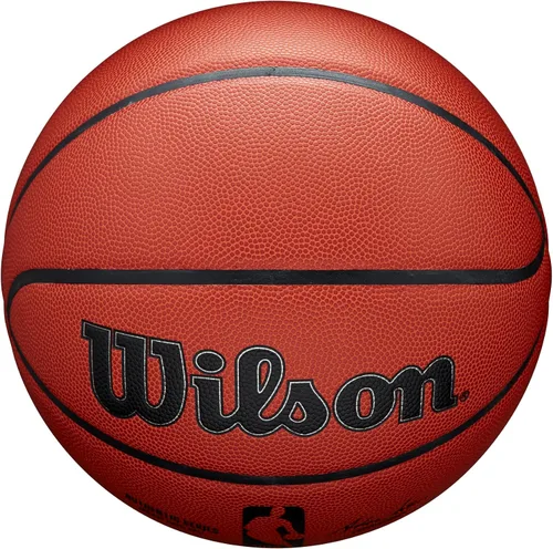 Miniatura 5 de WILSON Balones de baloncesto de competición de interior auténticos de la NBA - Tamaño 6 y tamaño 7