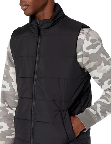 Miniatura 3 de Tienda Essentials Chaleco acolchado de peso medio para hombre