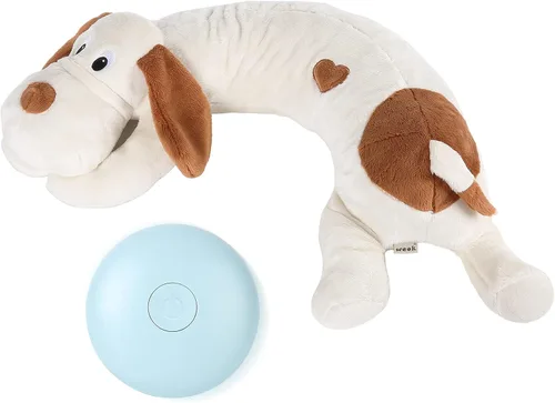Miniatura 12 de WEOK Juguete de latido del corazón para cachorros, Almohada de acurrucamiento cómoda, Ayuda para aliviar la ansiedad del perro, Juguete de peluche