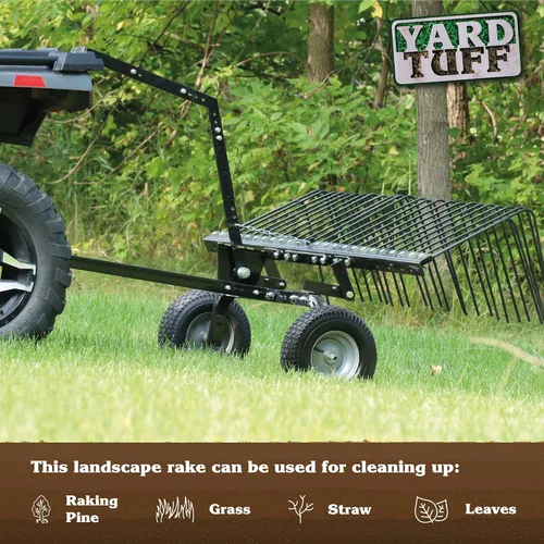 Miniatura 5 de Yard Tuff - YTF-60PSR Rastrillo para paja, 60".