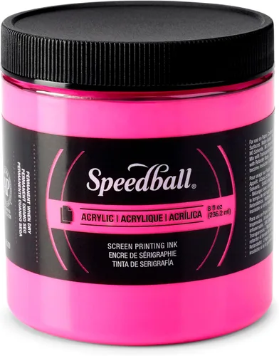 Miniatura 4 de Speedball, 4630, Tinta acrílica para impresión de pantalla, 8 fl oz. 237 ml, Violeta