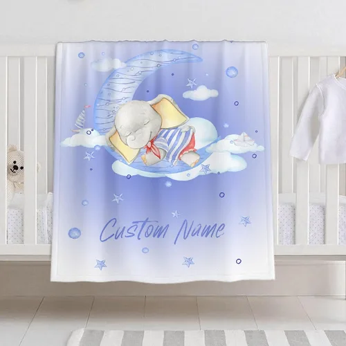 Miniatura 34 de Manta de bebé personalizada para niñas y niños, manta de bebé personalizada con nombre para niños pequeños, niños, ducha, recién nacidos, guardería