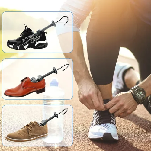 Miniatura 27 de eachway - Estirador de zapatos para hombre y mujer, ajusta el largo y ancho del calzado, para tallas de hombre de EE. UU. de 10 a 13.5
