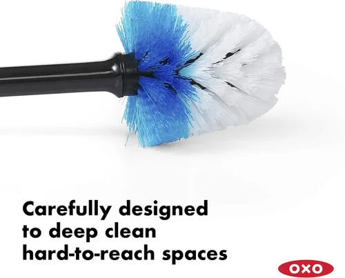 Miniatura 3 de Escobilla de water compacta escondida, buen agarre de OXO