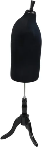 Miniatura 7 de SSWBasics Forma de modista de camisa de jersey negra masculina - Torso de maniquí para coser - Pinnable