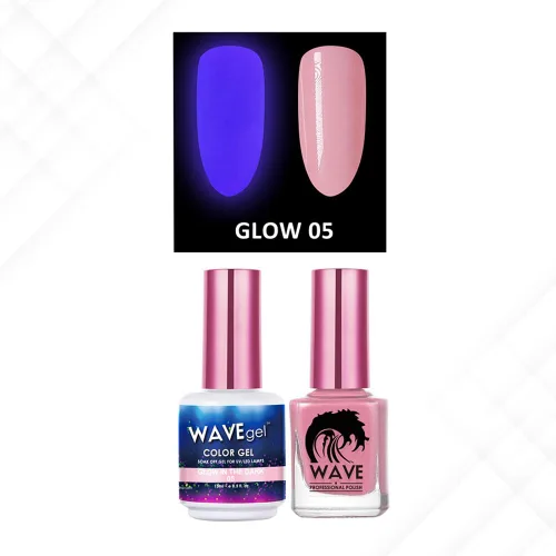 Miniatura 15 de Wavegel WAVEGEL - Juego de gel y esmalte de uñas a juego - Brilla en la oscuridad - # 01