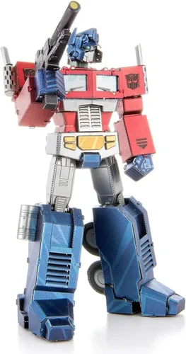 Miniatura 5 de Metal Earth Fascinations Transformers Optimus Prime Color 3D Kit de modelo de metal
