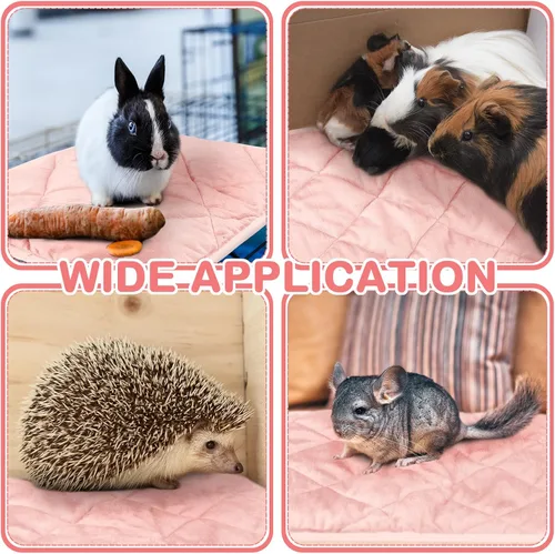 Miniatura 42 de Paquete de 4 Almohadillas Autocalentables para Gatos, Alfombrilla Autocalentable para Perros que Refleja el Calor Corporal, Almohadilla Térmica