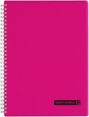Miniatura 8 de Maruman Septcouleur - Cuaderno rayado - A5, 5.83 x 8.27 pulgadas, 80 hojas/160 páginas, diario de papel rayado universitario de 0.276 in, espiral