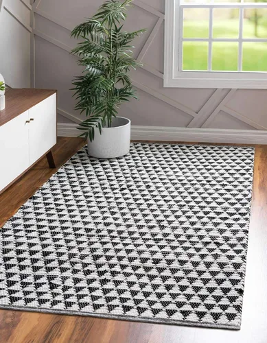 Miniatura 11 de Unique Loom Chindi Jute Collection - Alfombra de área (2 pies 2 pulgadas x 6 pies 1 pulgada, blanco/natural)