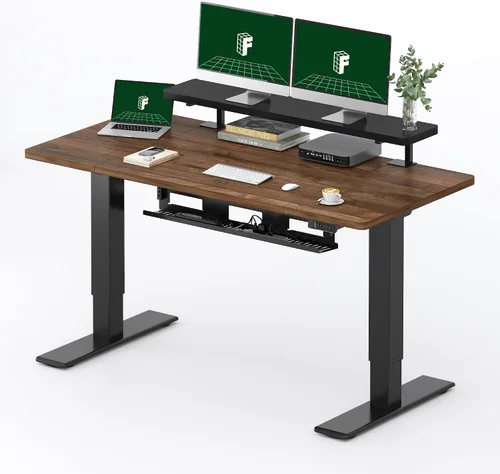 Miniatura 34 de FLEXISPOT Escritorio Eléctrico de Pie de Una Pieza, 40 x 24 Pulgadas Escritorio Ajustable con Superficie Sin Costuras, Controlador de Memoria