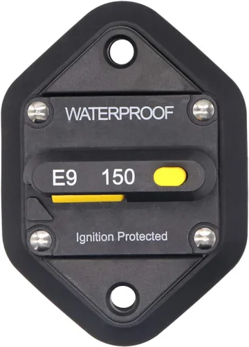 Miniatura 50 de E69 Interruptor de circuito de 10 A T3 con restablecimiento manual Mini de montaje en superficie IP66 Interruptor conmutable de 10 A