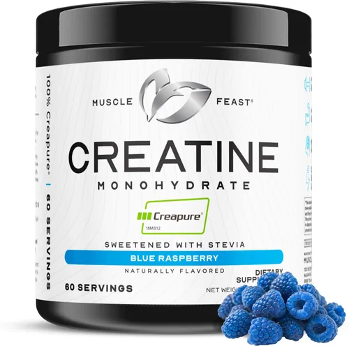 Miniatura 17 de Polvo de monohidrato de creatina Creapure, hecho por Muscle Feast Pre-entrenamiento o post-entrenamiento, premium Fácil de mezclar y sin gluten