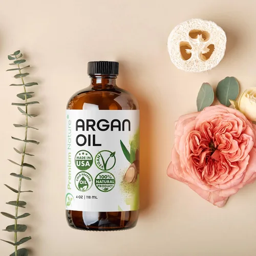 Miniatura 3 de Premium Nature Aceite de argán para el cabello, virgen, 100% puro, prensado en frío, aceite de argón para el cabello, estimula el crecimiento
