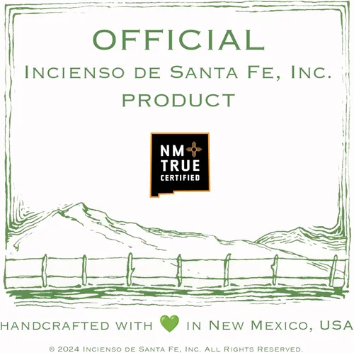 Miniatura 4 de Incienso de Santa Fe Quemador de incienso de madera natural con motor de vapor negro, incluye 20 ladrillos de incienso de piñón - Fabricado