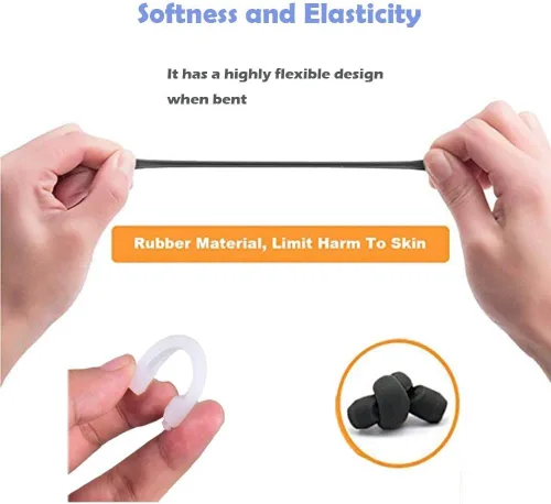 Miniatura 4 de BOGZON Retenedor de manga de silicona para lentes de gafas, gancho elástico antideslizante para lentes de sol, lentes de lectura, gafas deportivas