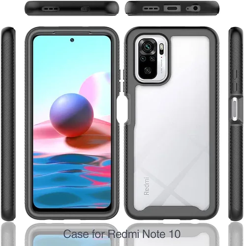 Miniatura 2 de Funda de parachoques para Xiaomi Redmi Note 10S, protección de doble capa para Xiaomi Redmi Note 10S, parachoques delantero de PC + contraportada