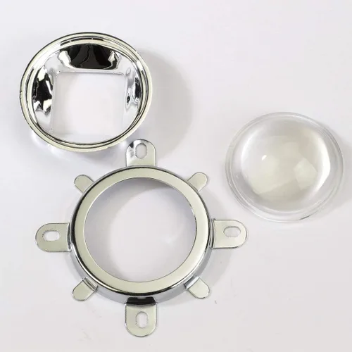 Miniatura 3 de Lentes plano-convexas LED de 20 W, 30 W, 50 W, 70 W, 100 W, lente de 1.732 in + colimador reflector + juego de soporte fijo