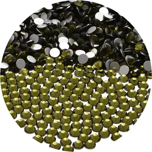 Miniatura 91 de NCB 288 diamantes de imitación de cristal redondos para arte de uñas, con parte trasera plana, para hacer accesorios de bricolaje, zapatos, ropa