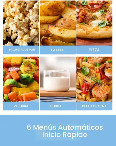 Miniatura 2 de COMFEE' Horno microondas retro, microondas pequeño con 6 menús automáticos, microondas compacto de encimera de 0.9 pies cúbicos con cocción
